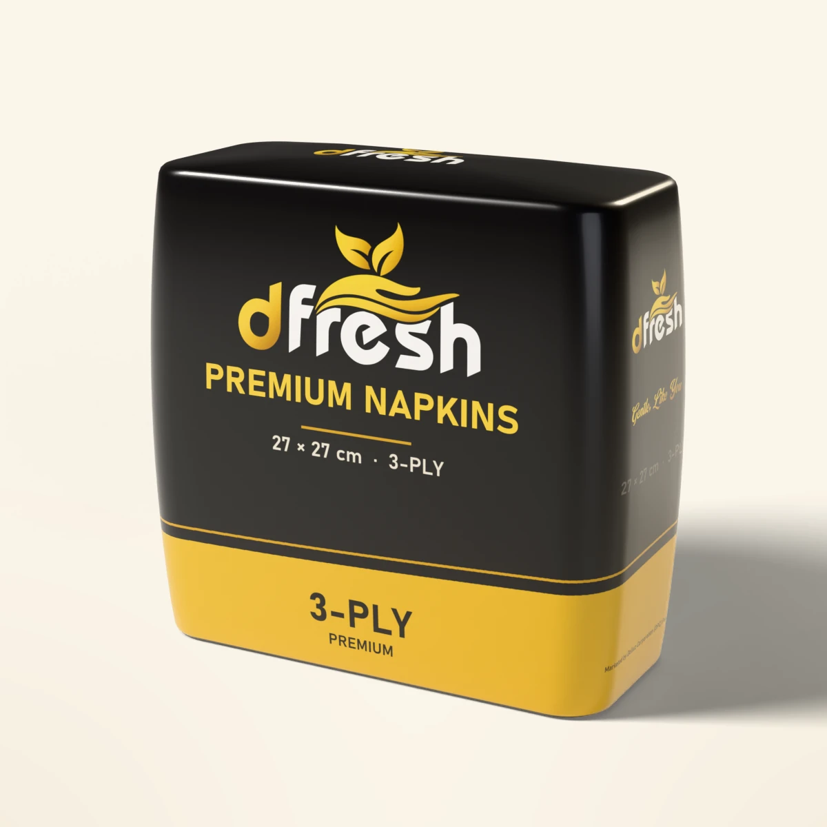 dFresh Premium 3-ply Napkins 27×27 - 3-ply · 27×27 cm