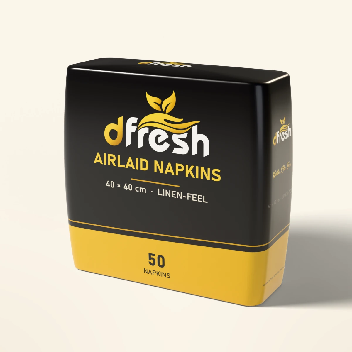 dFresh Airlaid Dinner Napkins 40×40 - Airlaid · ~50-60 GSM · 40×40 cm · 50 napkins
