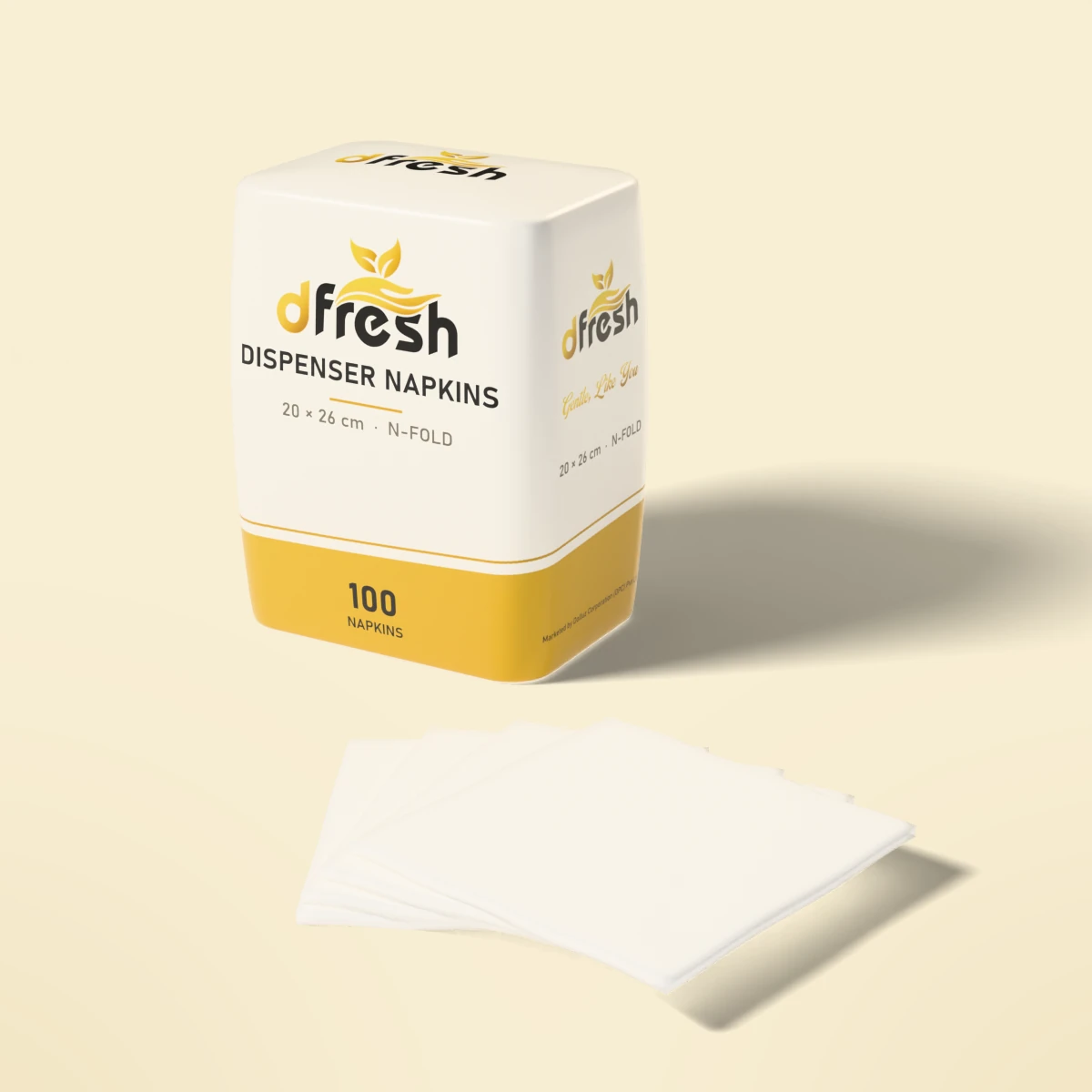 dFresh Dispenser Napkins - 1-ply · L/N-fold · 20×26 cm · 100 napkins - Image 2