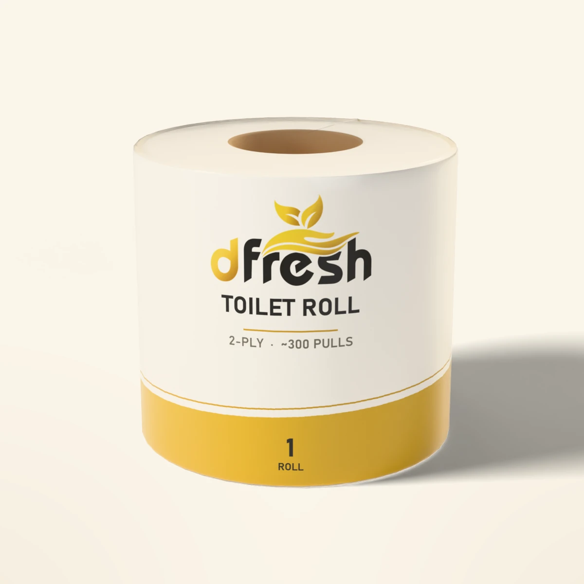 dFresh Toilet Roll - 2-ply · ~300 pulls · 1 roll