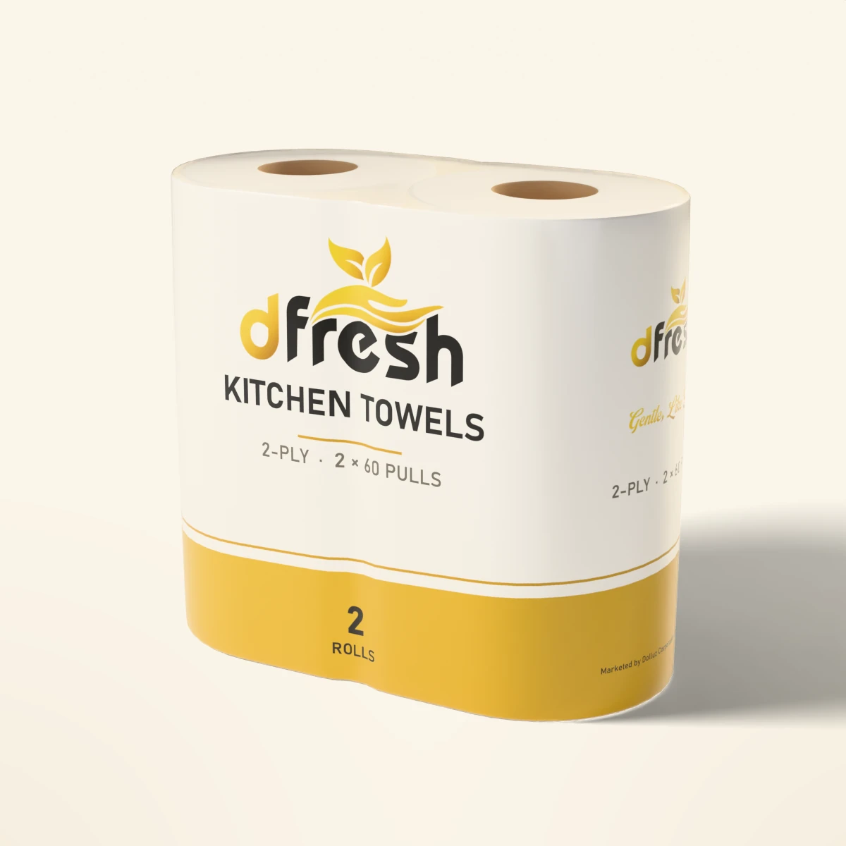 dFresh Kitchen Towels - 2 Pack - 2-ply · 2 × 60 pulls