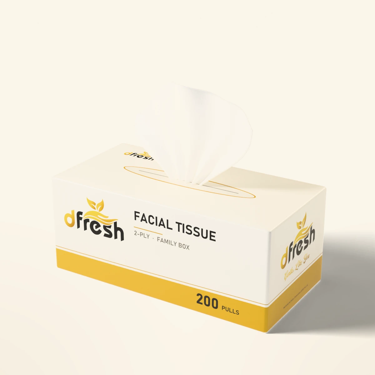 dFresh Facial Tissue - 200 Pulls - 2-ply · 200 pulls