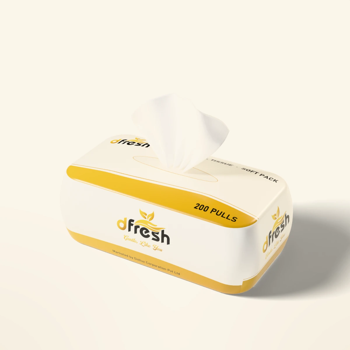 dFresh Facial Tissue Soft Pack - 200 - 2-ply · 200 pulls · soft pack
