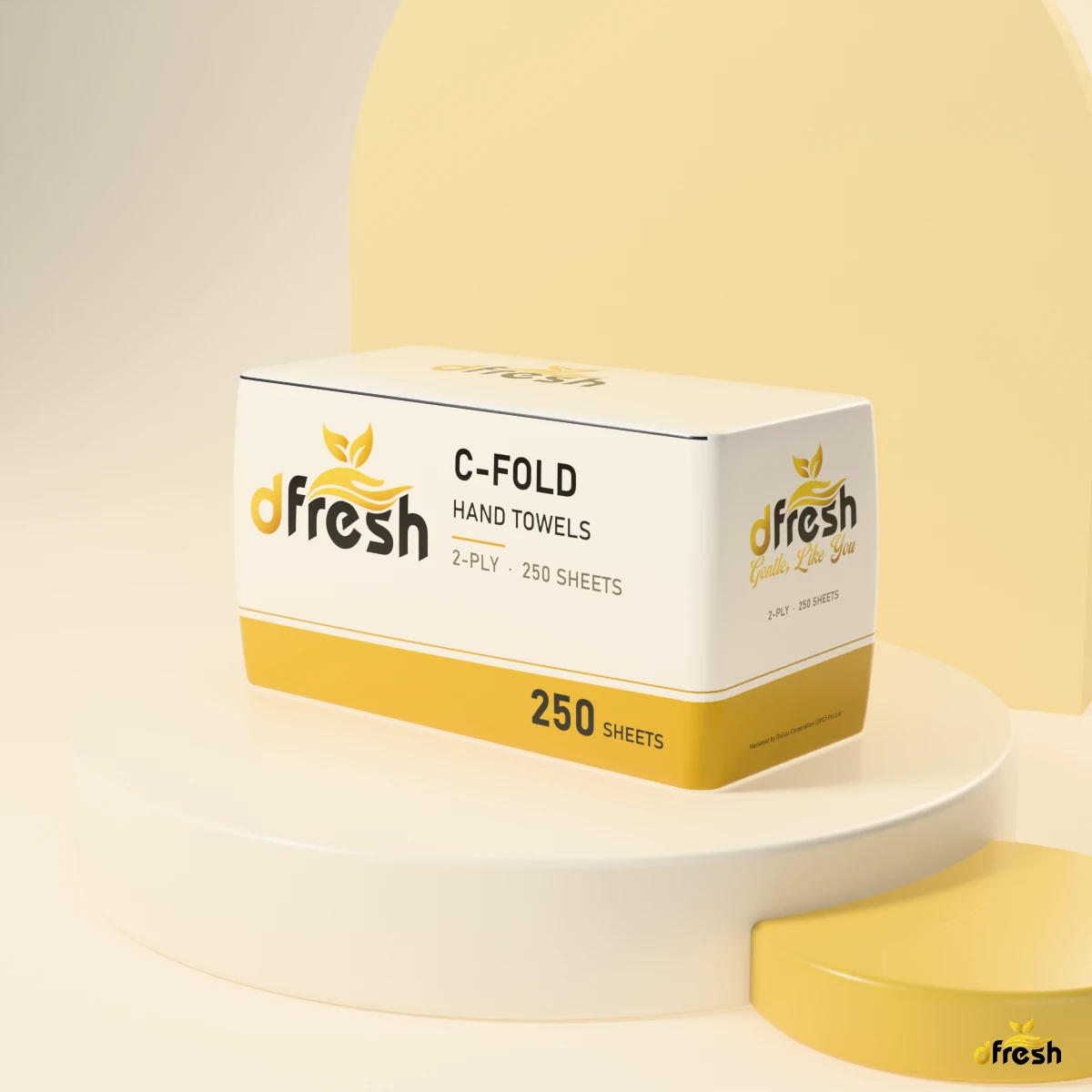 dFresh C-fold Hand Towels - 2-ply · C-fold · 250 sheets - Image 3